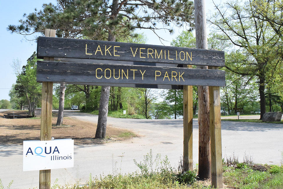 Lake Vermilion County Park Sign